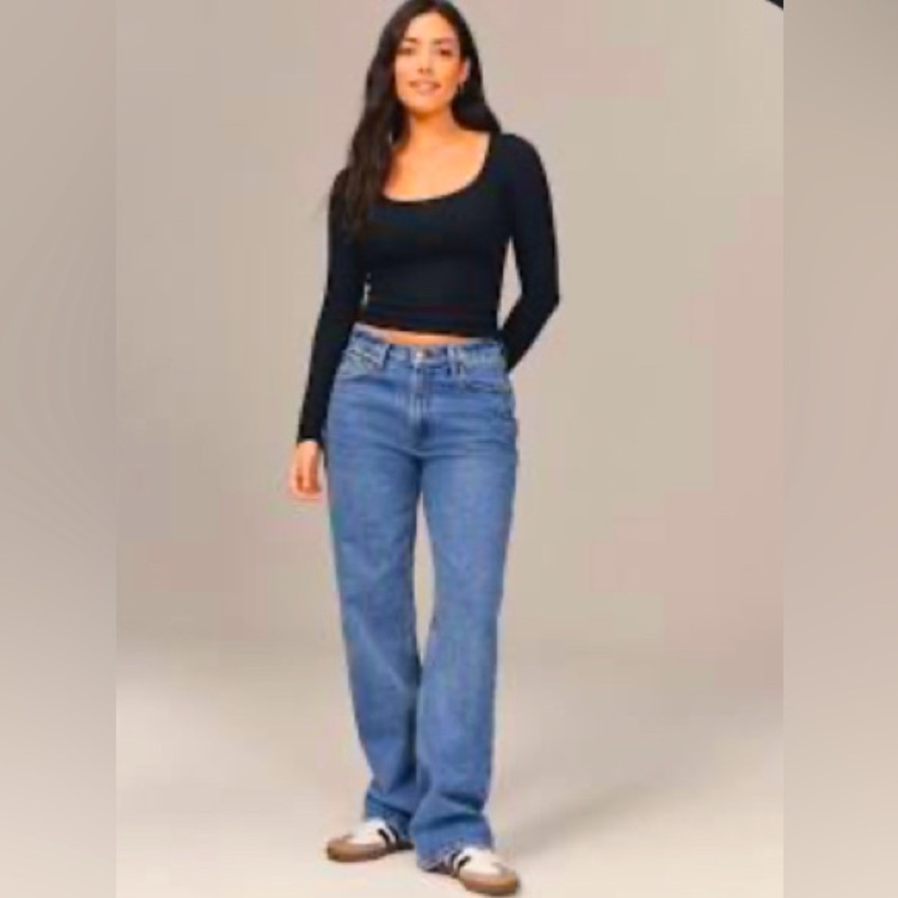 Abercrombie & Fitch The Baggy Mid Rise | 27 4R